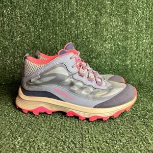 Merrell MK165213 Altalight Waterproof Hiking Gorpcore Boots Blue Pink Youth 3M